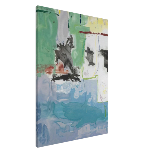 Helen Frankenthaler - West Wind - 1997 Canvas - 20x30 cm / 8x12 inches-canvas