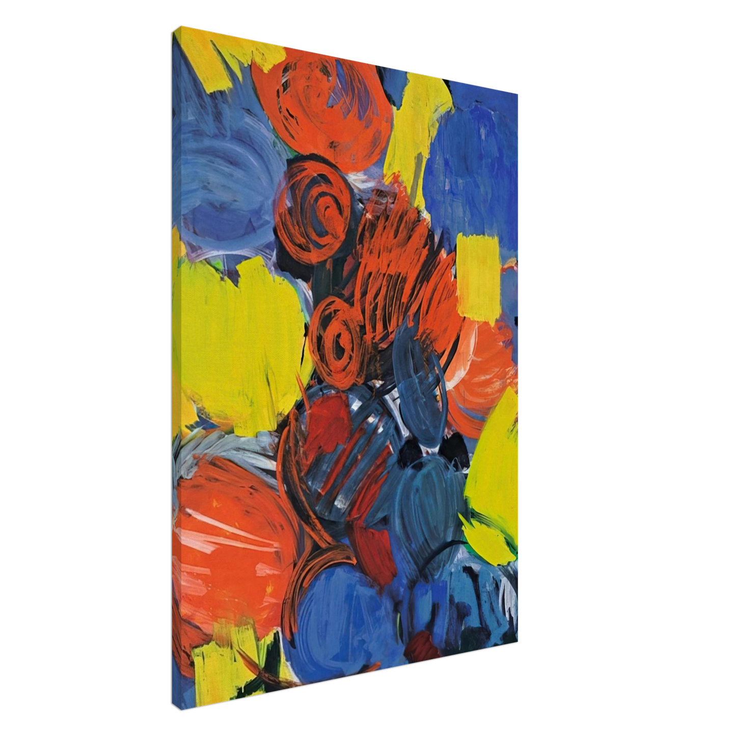 Ernst Wilhelm Nay - Weizengelb - 1962 Canvas - 20x30 cm / 8x12 inches-canvas