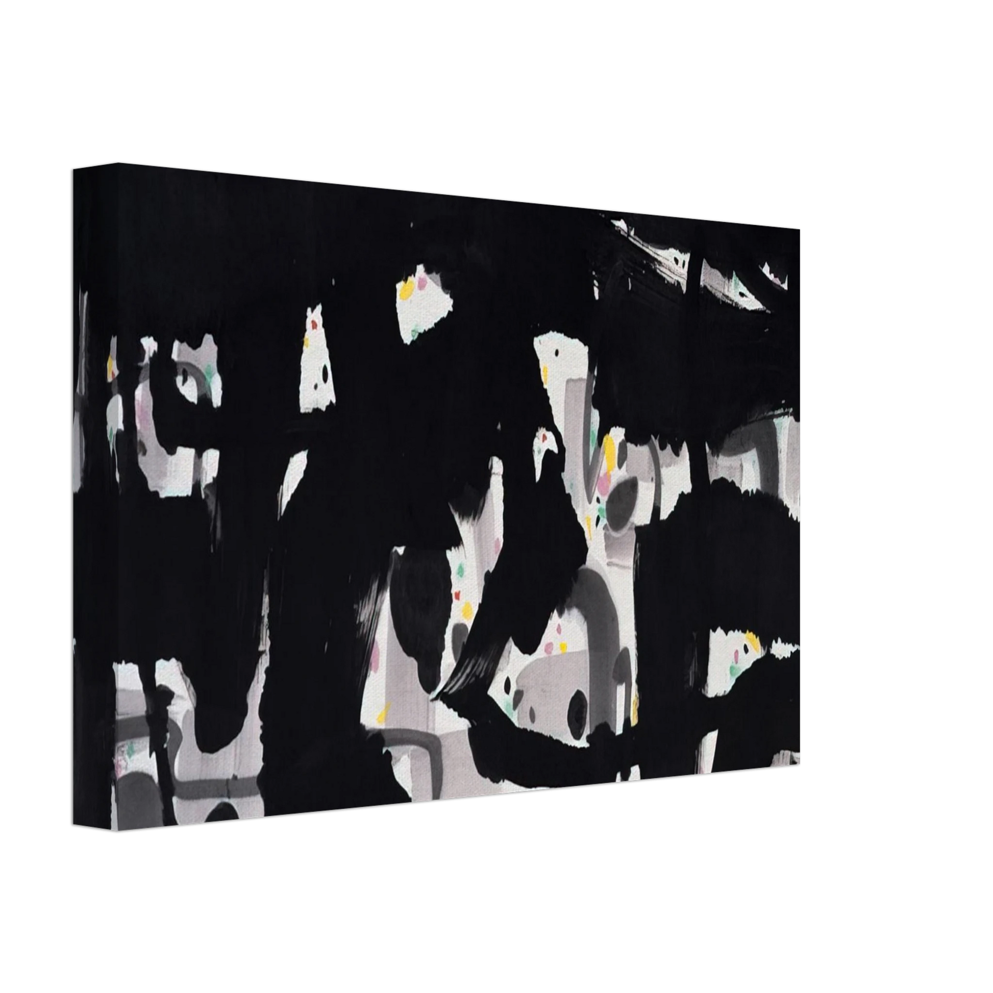 Wu Guanzhong - Alienation - 1992 Canvas - 70x100 cm / 28x40 inches-canvas