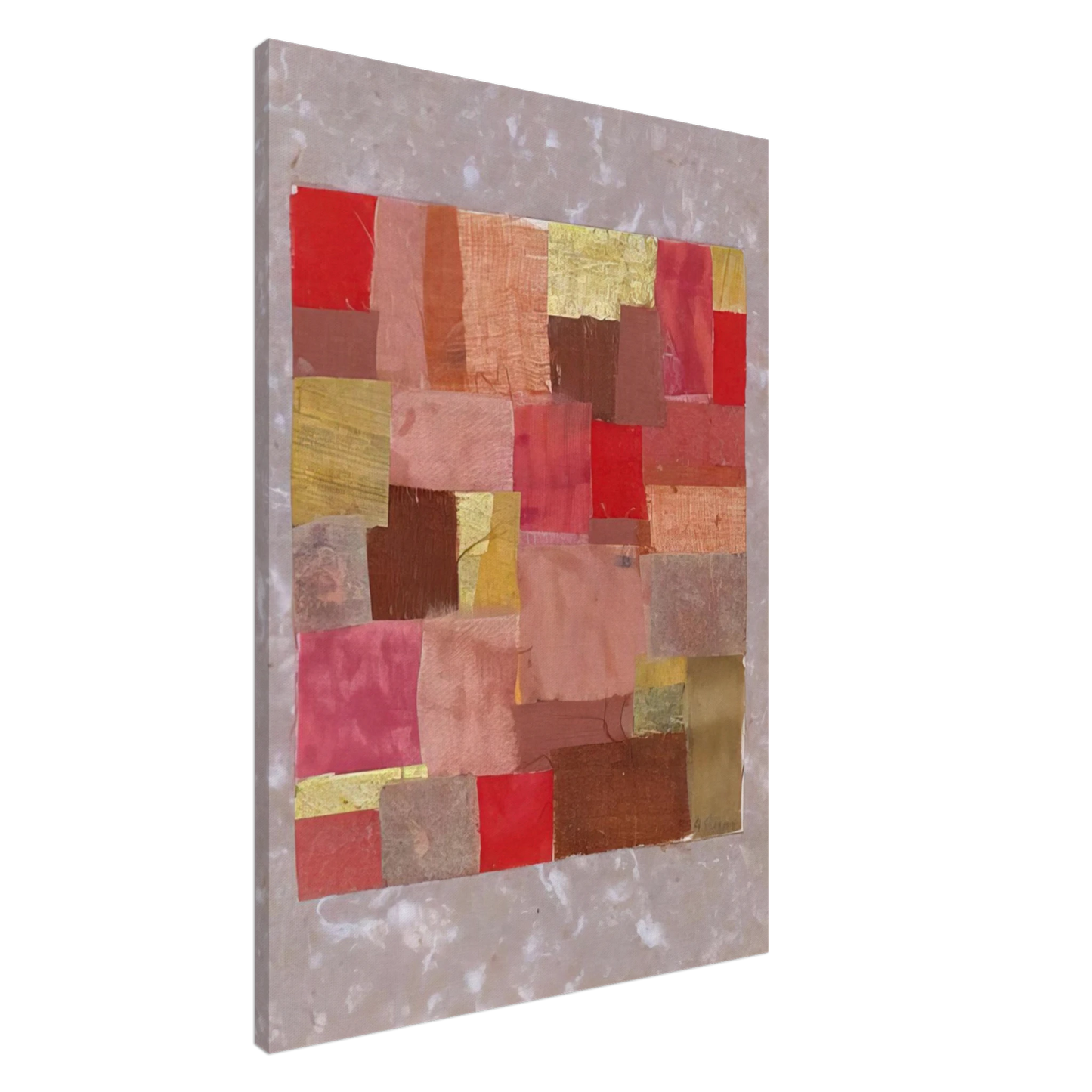 Anne Ryan - Number 587 - 1952 Canvas - 20x30 cm / 8x12 inches-canvas