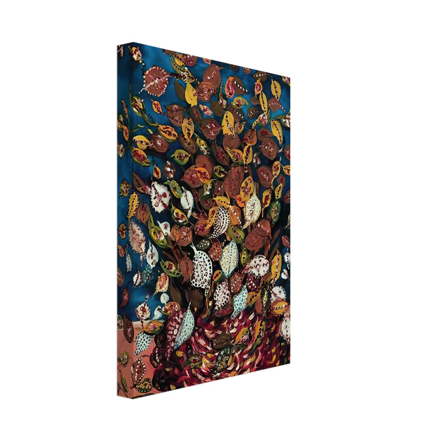 Seraphine Louis - Le Bouquet de Feuilles - Naive Art Primitivism Canvas - 70x100 cm / 28x40 inches-canvas