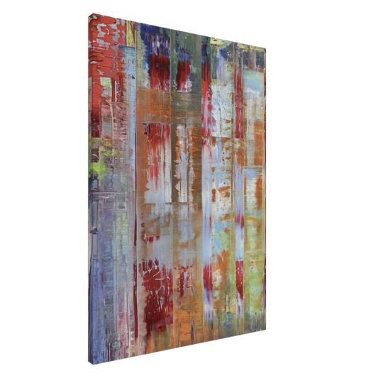Gerhard Richter - ABSTRACT BILDING Canvas - 20x30 cm / 8x12 inches-canvas