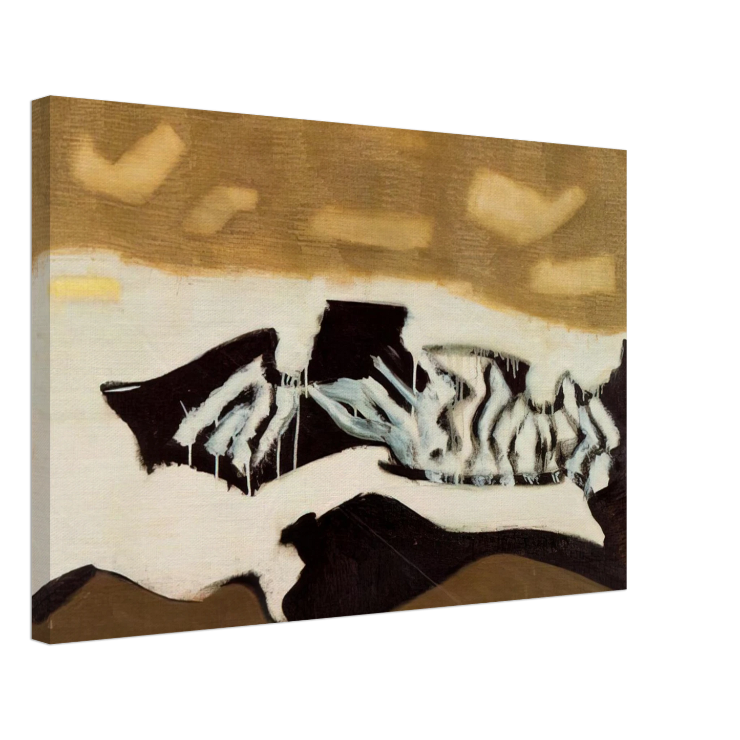 Milton Avery - Breaking Sea - 1952 Canvas - 40x60 cm / 16x24 inches-canvas