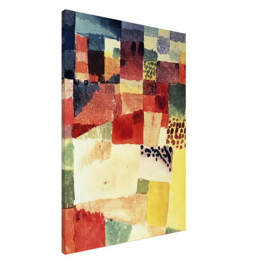 Paul Klee - HAMMAMET Canvas - 20x30 cm / 8x12 inches-canvas