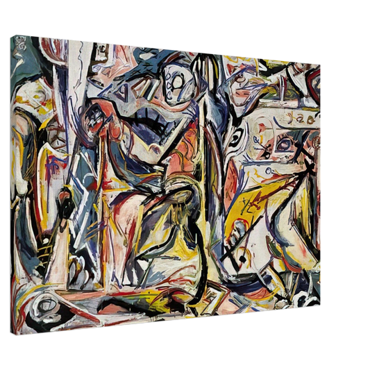 Jackson Pollock - CIRCUMCISION JANUARY 1946 1 Canvas - Default Title-canvas