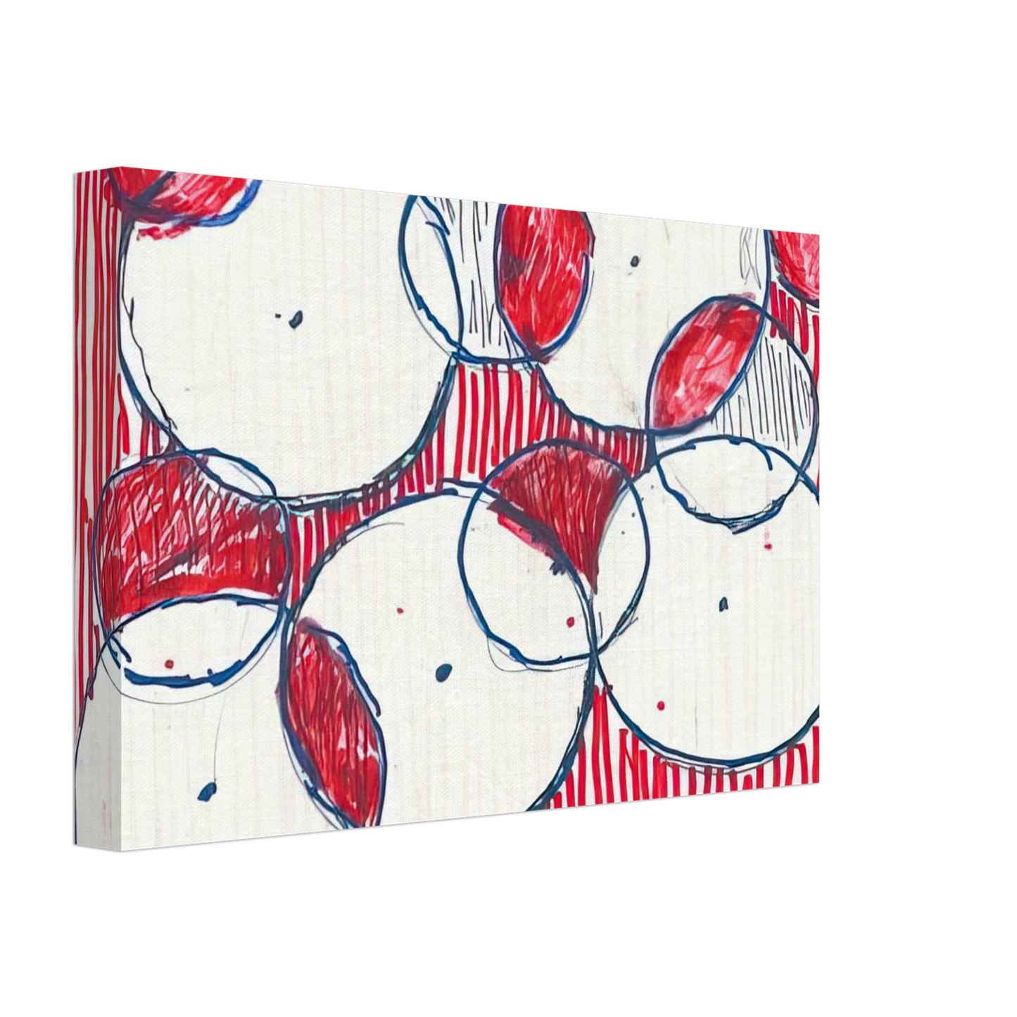 Louise Bourgeois - BE CALME OCTOBER 1ST 31ST 2004 Canvas - 40x60 cm / 16x24 inches-canvas