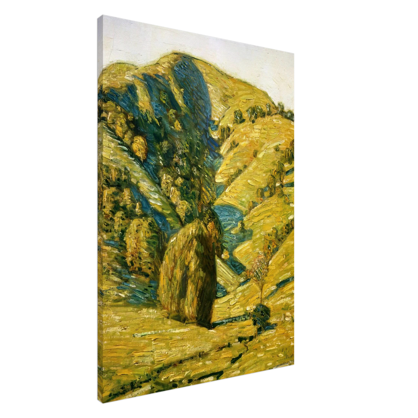 Childe Hassam - Hill of the Sun, San Anselmo, California Canvas - 20x30 cm / 8x12 inches-canvas