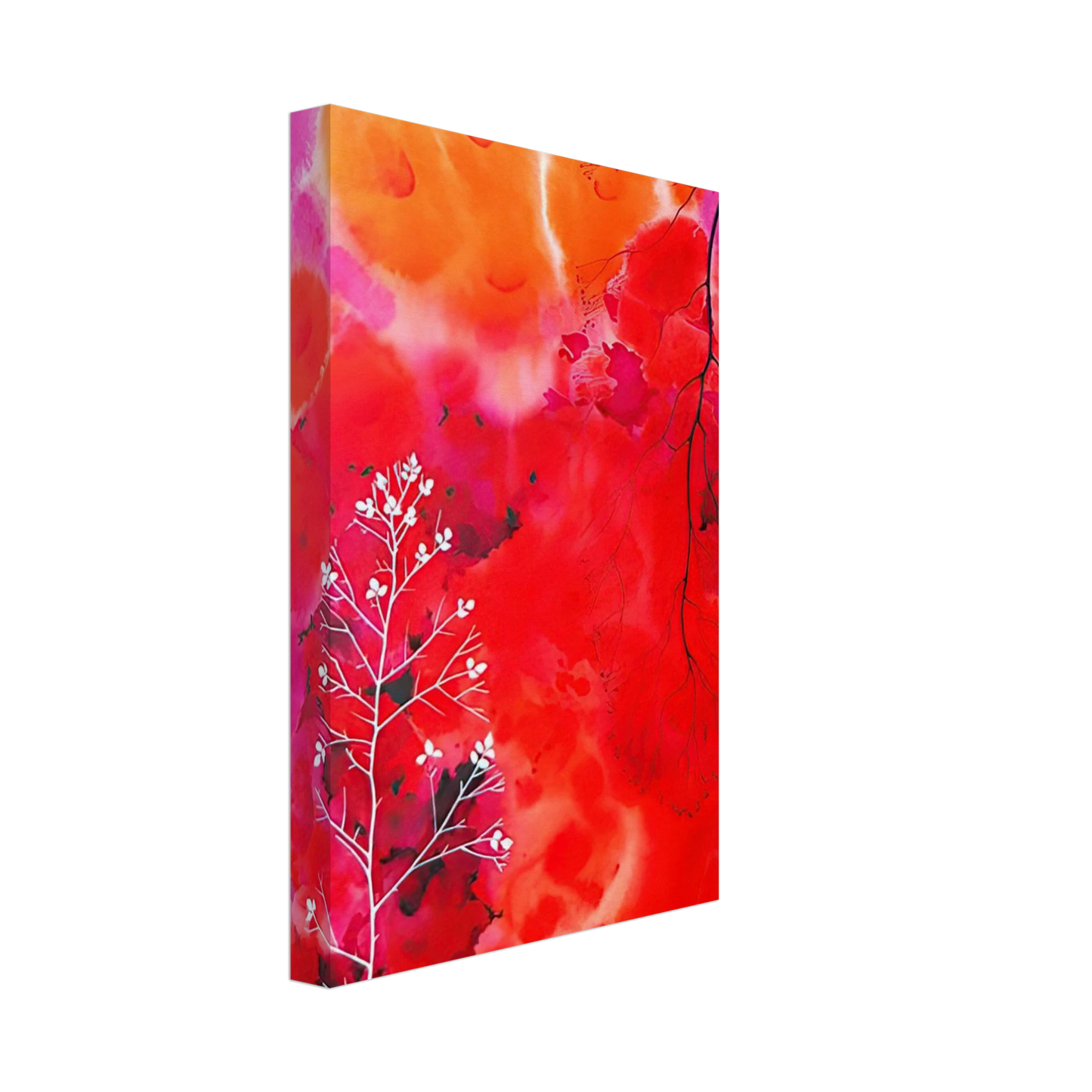 Eyvind Earle - Flower Fantasy Canvas - 40x60 cm / 16x24 inches-canvas