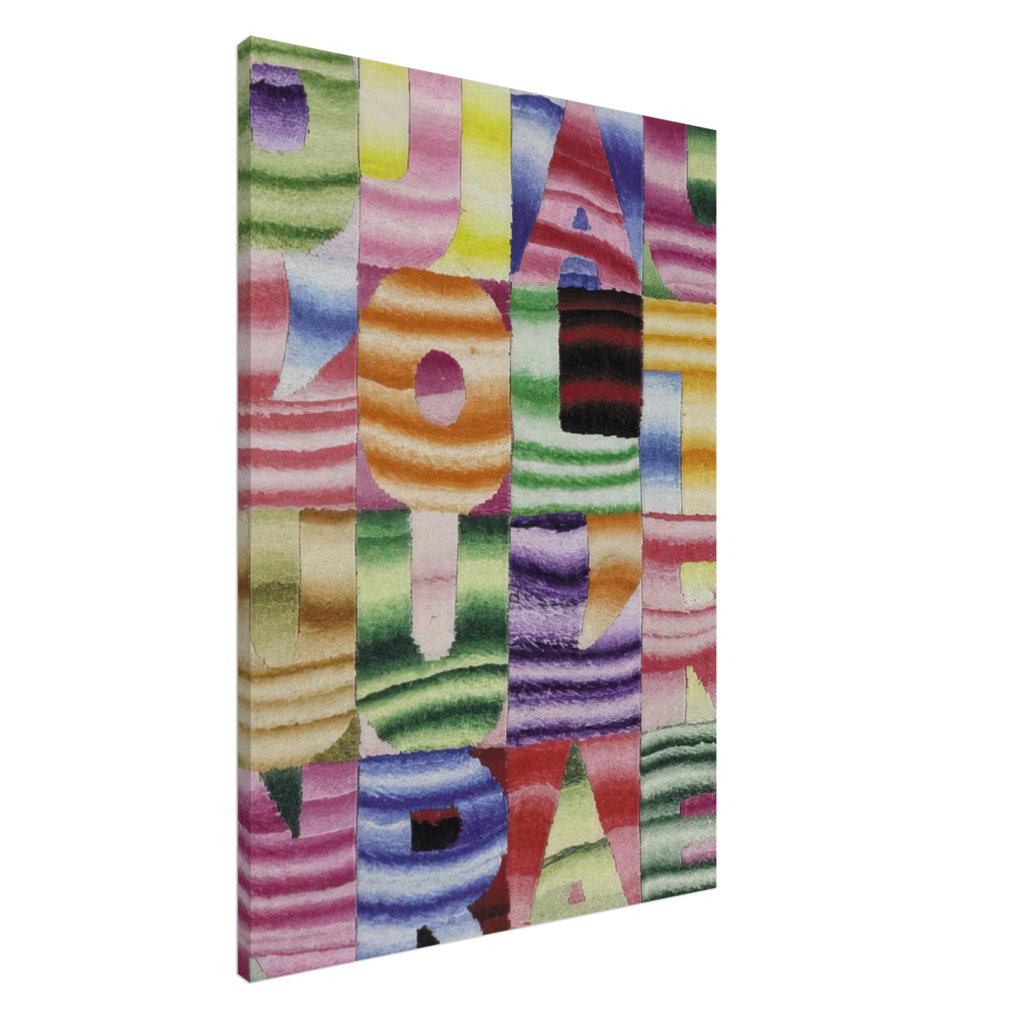 Alighiero Boetti - D UN JOUR A L AUTRE Canvas - 20x30 cm / 8x12 inches-canvas