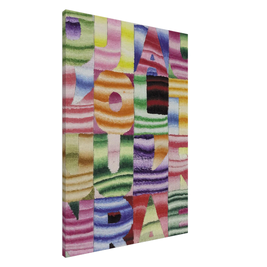 Alighiero Boetti - D UN JOUR A L AUTRE Canvas - 20x30 cm / 8x12 inches-canvas