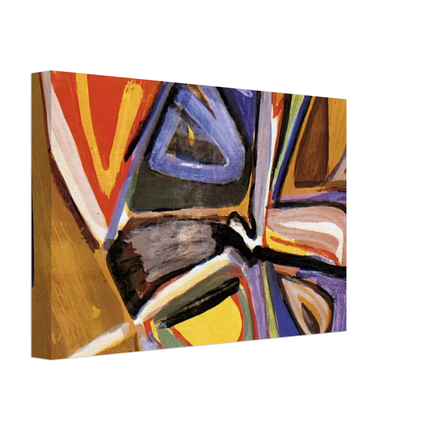 Bram van Velde - Le bonheur de Matisse - 1981 Canvas - 70x100 cm / 28x40 inches-canvas