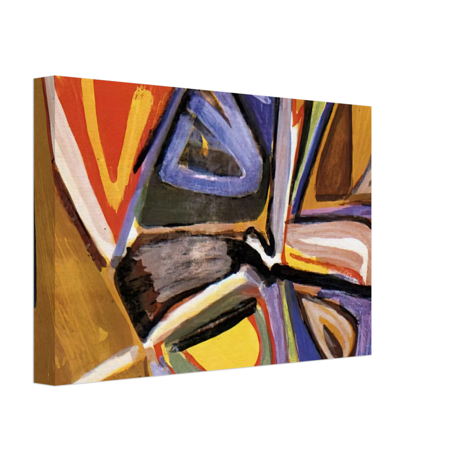 Bram van Velde - Le bonheur de Matisse - 1981 Canvas - 70x100 cm / 28x40 inches-canvas