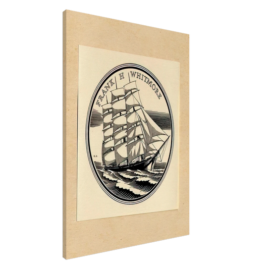 Rockwell Kent - Illustration to Frank H. Whitmore Canvas - 20x30 cm / 8x12 inches-canvas