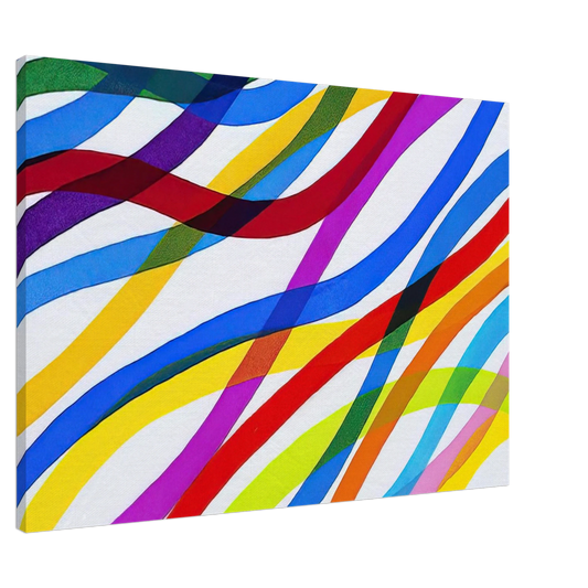 Piero Dorazio - Untitled - 1990 Canvas - 20x30 cm / 8x12 inches-canvas