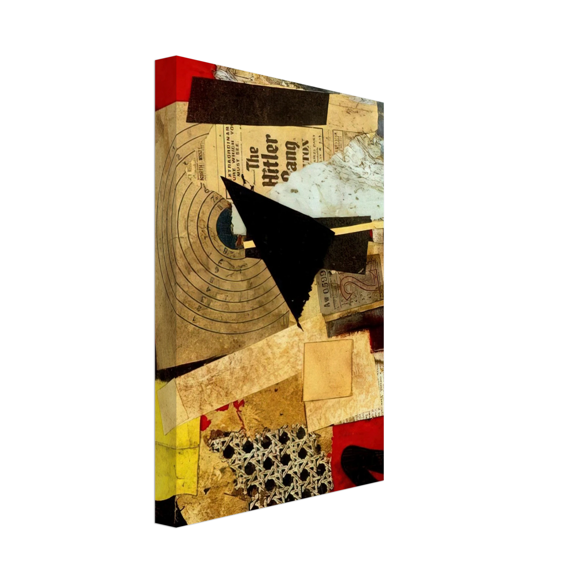 Kurt Schwitters - HITLER GANG 1944 Canvas - 40x60 cm / 16x24 inches-canvas