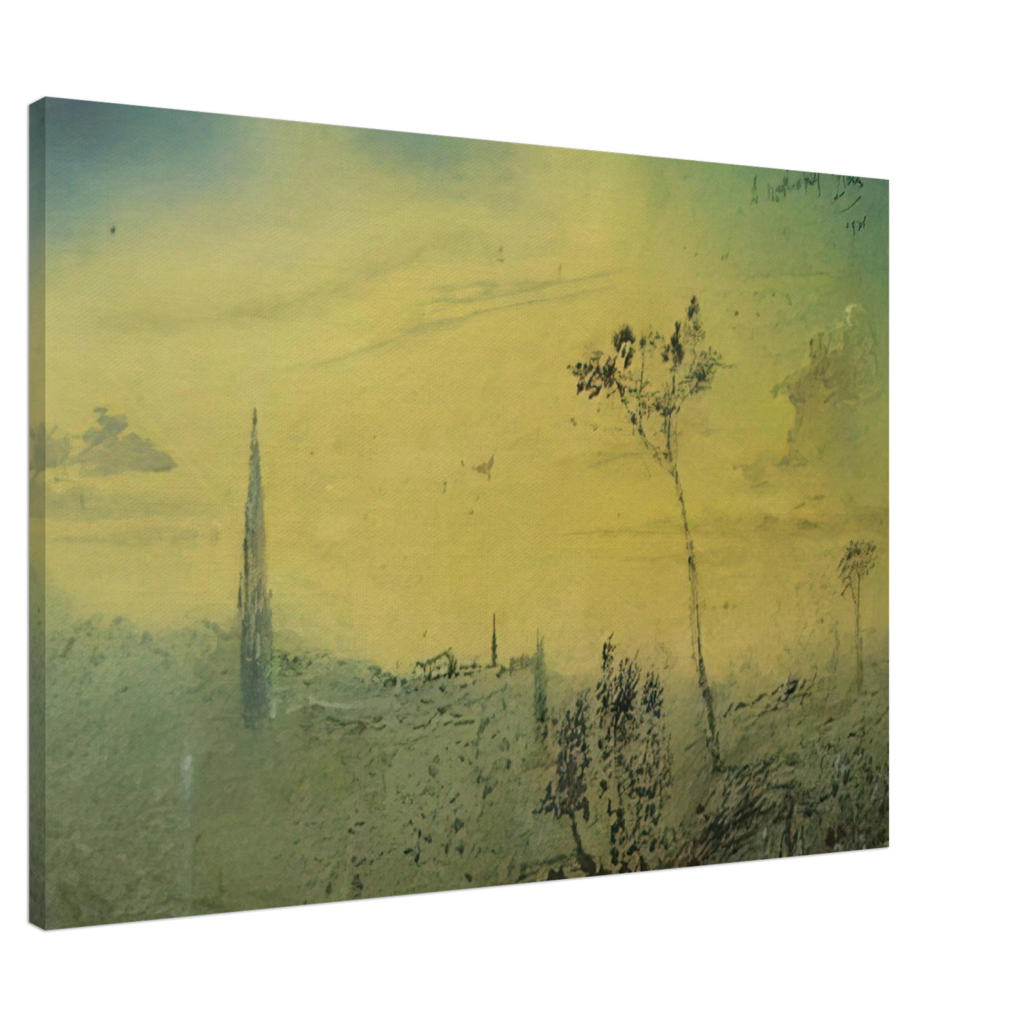 Salvador Dali - LANDSCAPE 1 Canvas - 20x30 cm / 8x12 inches-canvas