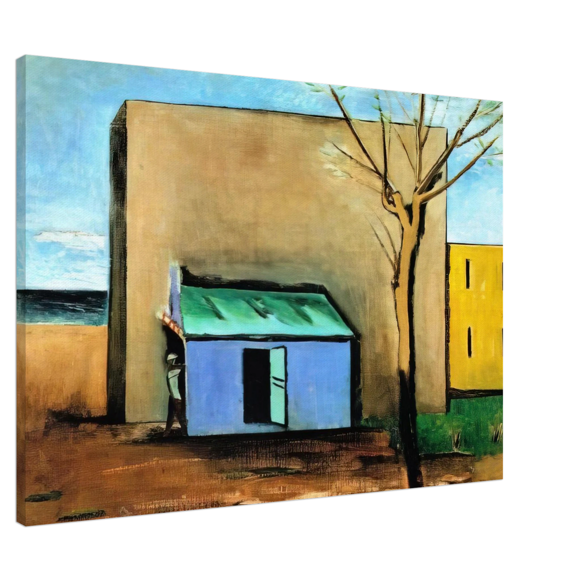 Carlo Carra - IL BERSAGLIO 1928 Canvas - Default Title-canvas