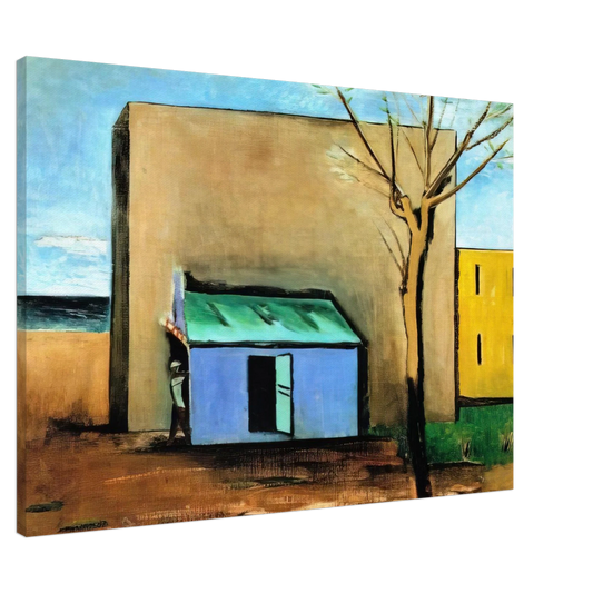 Carlo Carra - IL BERSAGLIO 1928 Canvas - Default Title-canvas