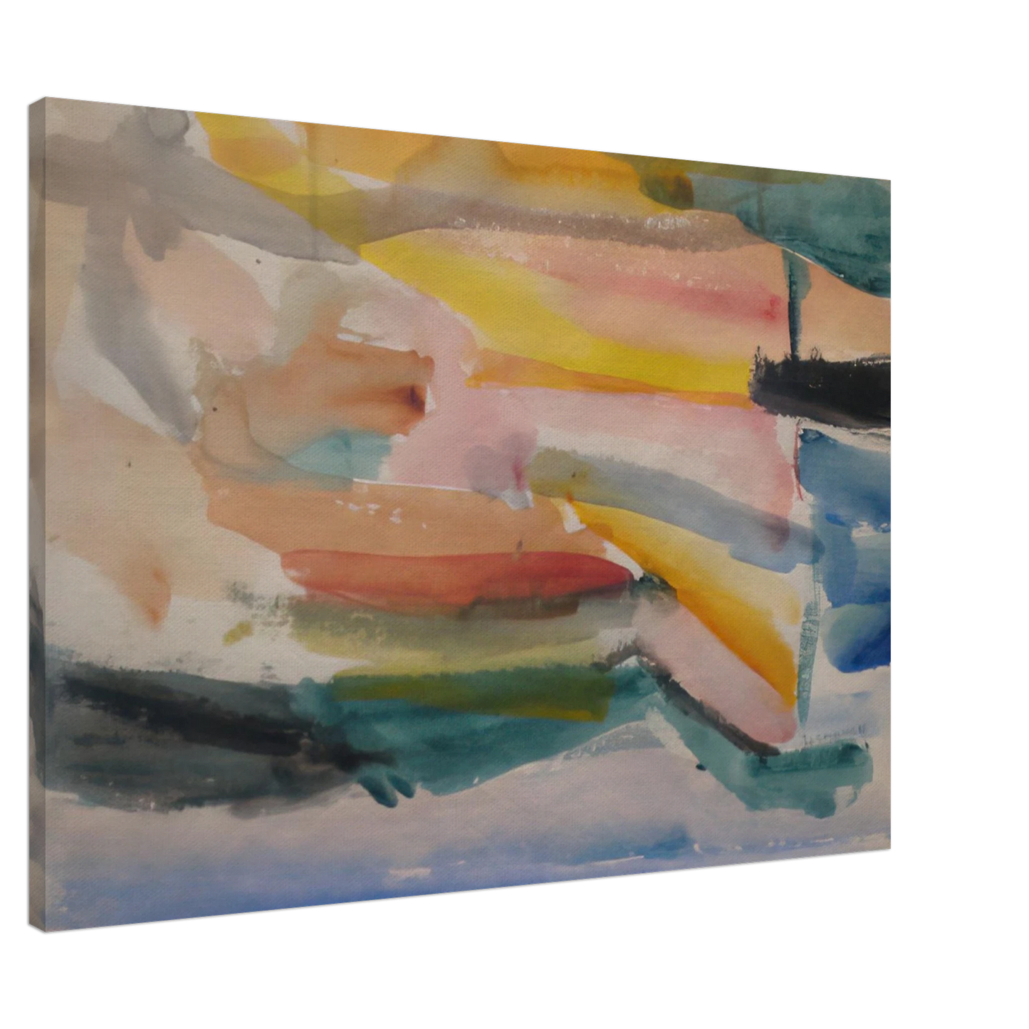 Giorgio Cavallon - Untitled - 1946 Canvas - 20x30 cm / 8x12 inches-canvas