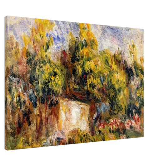 Pierre-Auguste Renoir - Landscape with Cabin Canvas - 20x30 cm / 8x12 inches-canvas