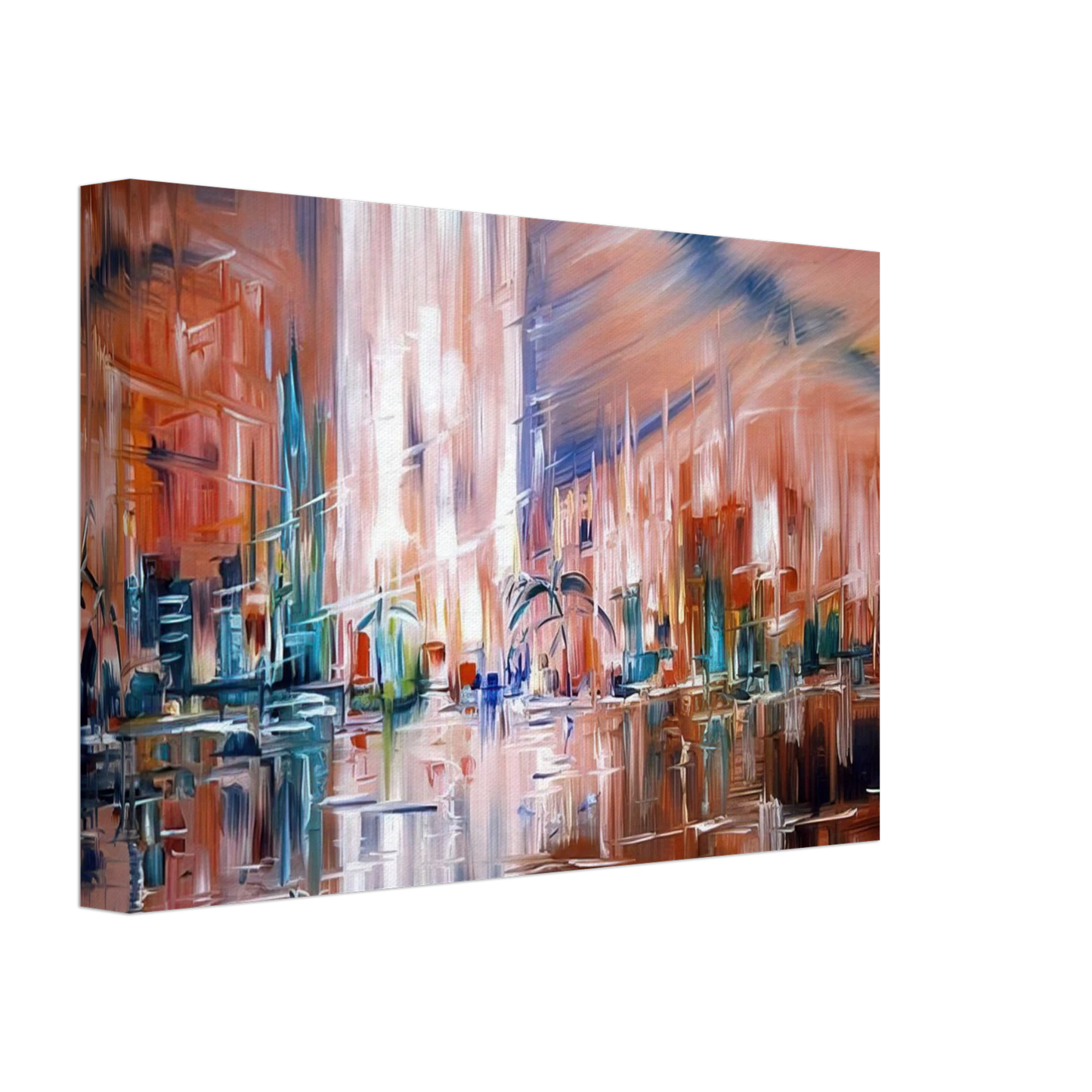 Konrad Zuse - Untitled - 1978 Canvas - 70x100 cm / 28x40 inches-canvas