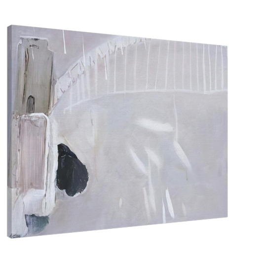 Brett Whiteley - Lavender Bay in the Rain - Neo-Expressionism Canvas - 20x30 cm / 8x12 inches-canvas