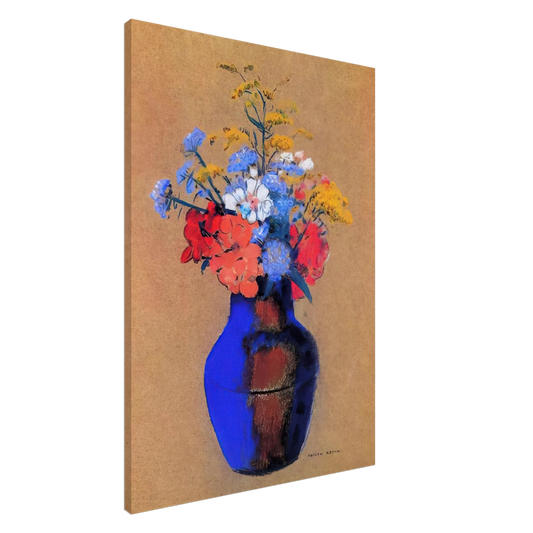 Odilon Redon - WILD FLOWERS IN A VASE Canvas - 20x30 cm / 8x12 inches-canvas