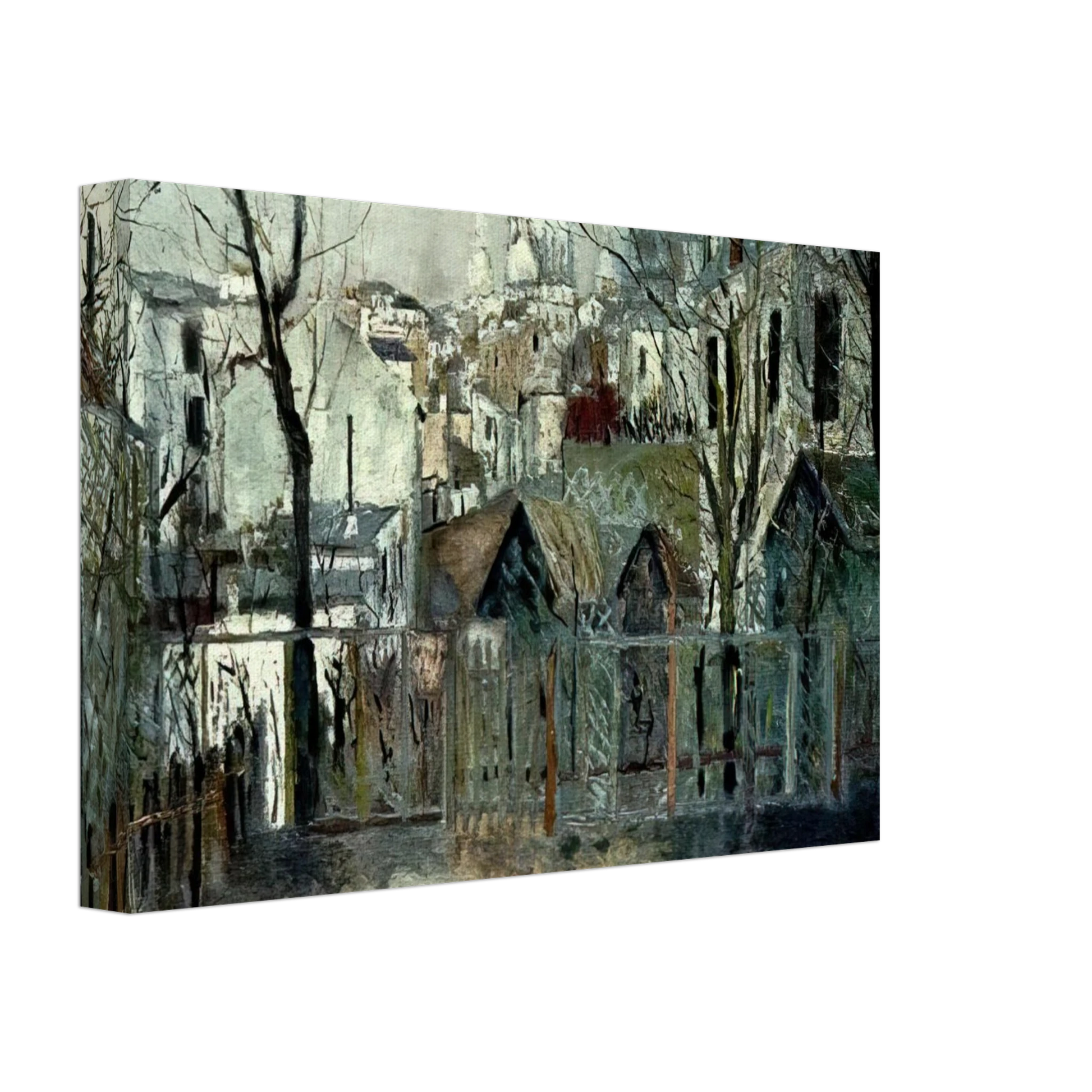 Maurice Utrillo - RENOIR S GARDEN Canvas - 70x100 cm / 28x40 inches-canvas