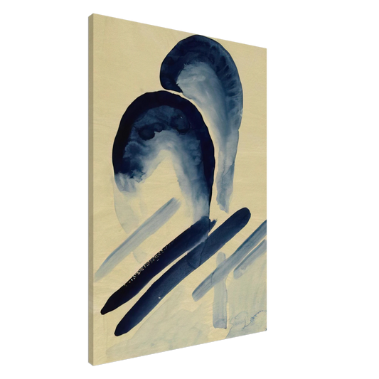 Georgia O'Keeffe - Blue-03 Canvas - 20x30 cm / 8x12 inches-canvas