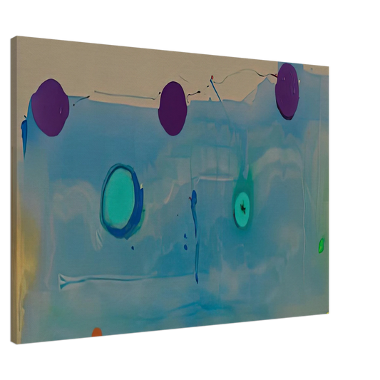 Helen Frankenthaler - Water Shadows, 1988- Canvas - 20x30 cm / 8x12 inches-canvas