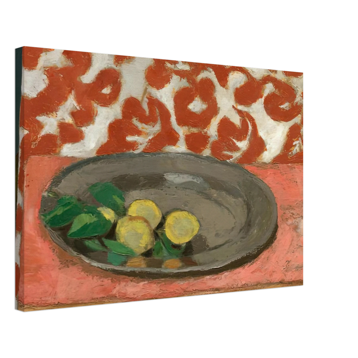 Henri Matisse - LEMONS ON A PEWTER PLATE 1929 Canvas - 70x100 cm / 28x40 inches-canvas