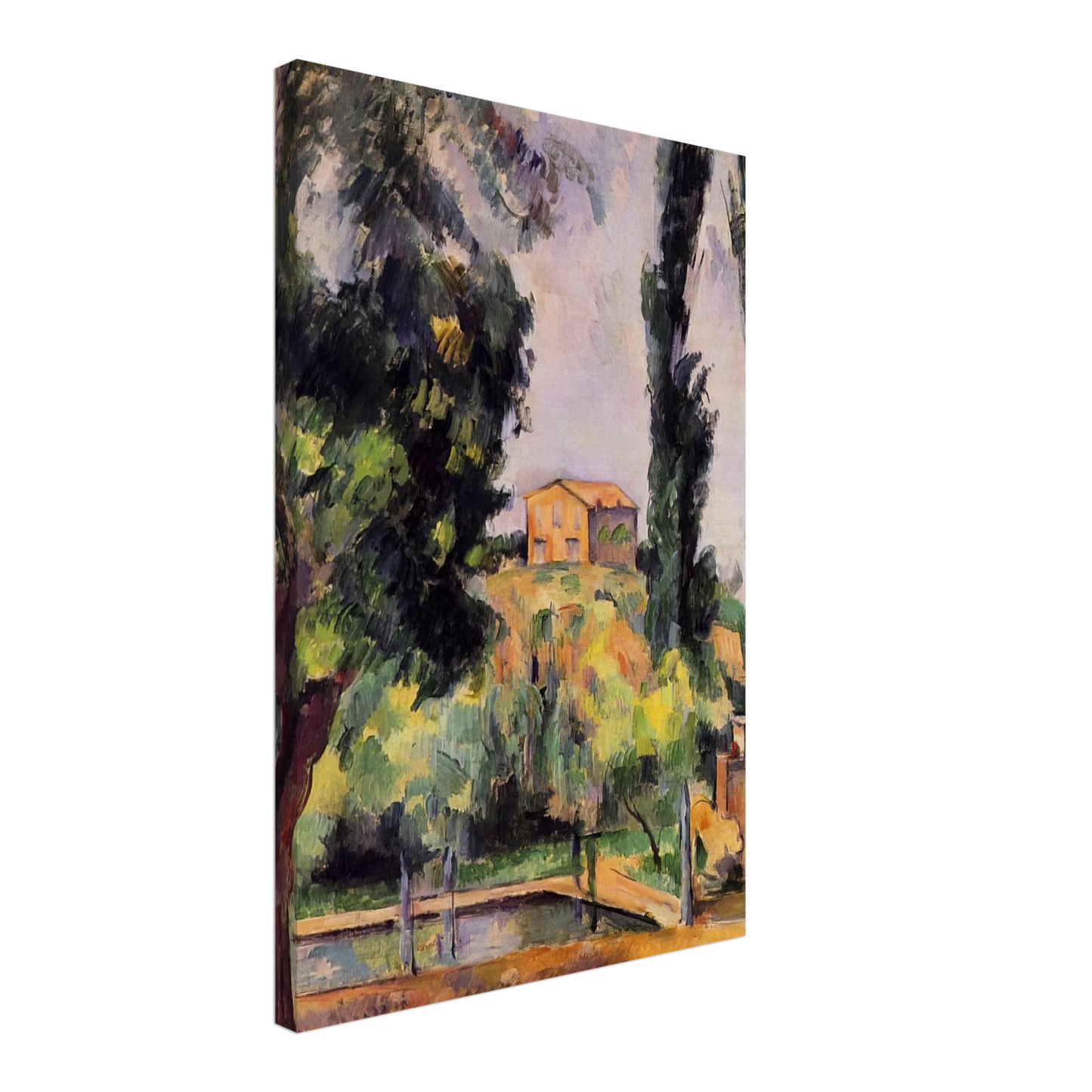 Paul Cezanne - Jas de Bouffan Canvas - 70x100 cm / 28x40 inches-canvas