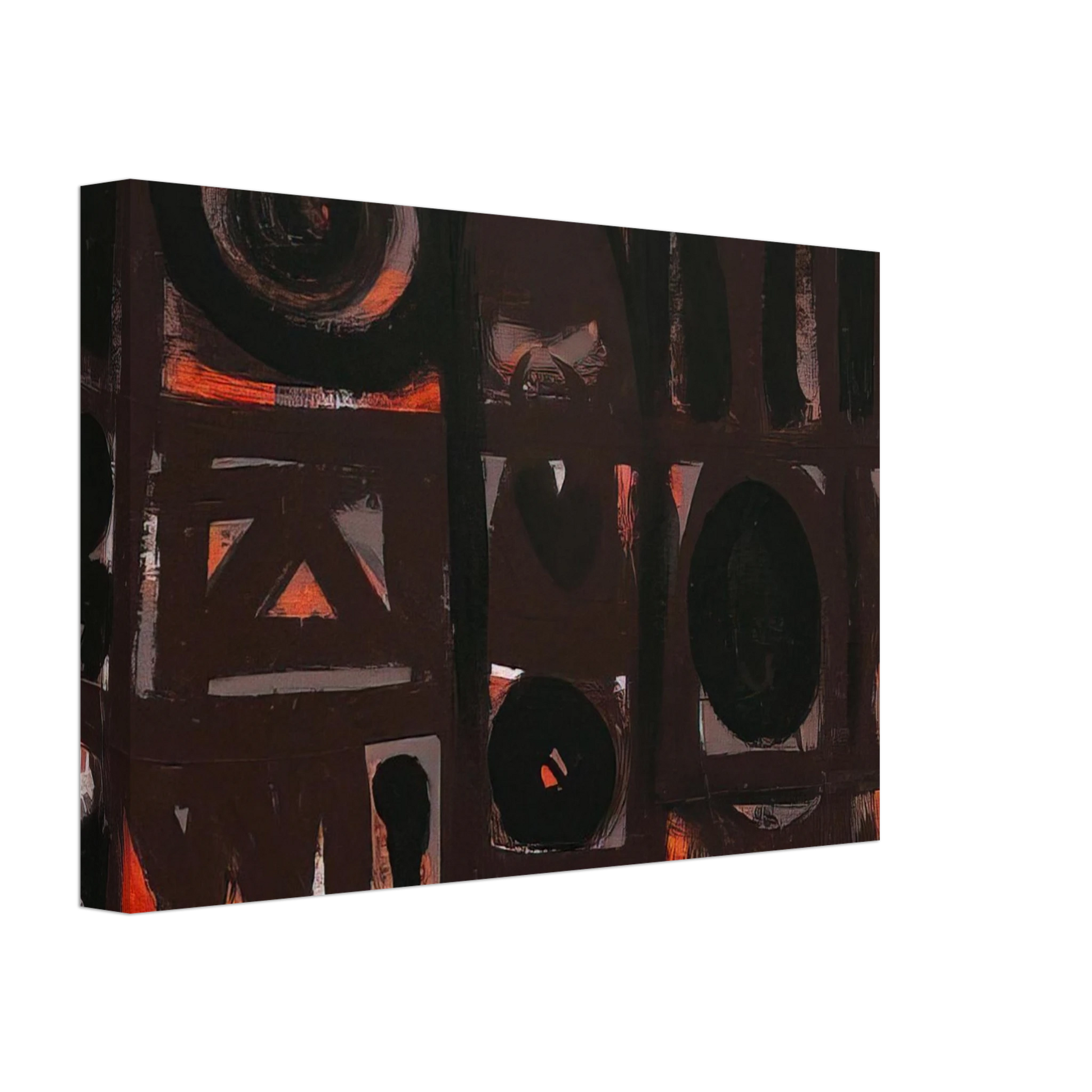 Adolph Gottlieb - Night Forms - 1950 Canvas - 40x60 cm / 16x24 inches-canvas