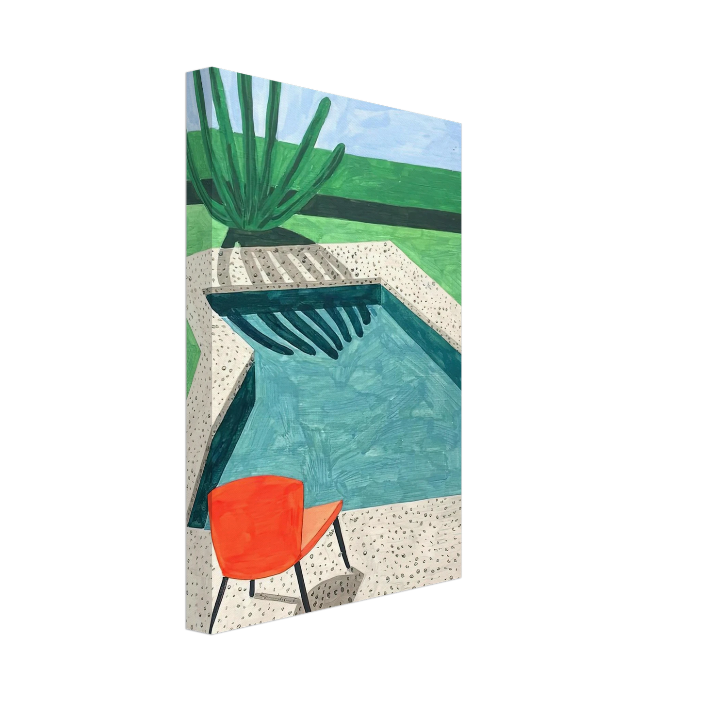 David Hockney - David Hockney Canvas - 70x100 cm / 28x40 inches-canvas