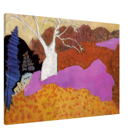Milton Avery - Autumn - 1944 Canvas - 20x30 cm / 8x12 inches-canvas