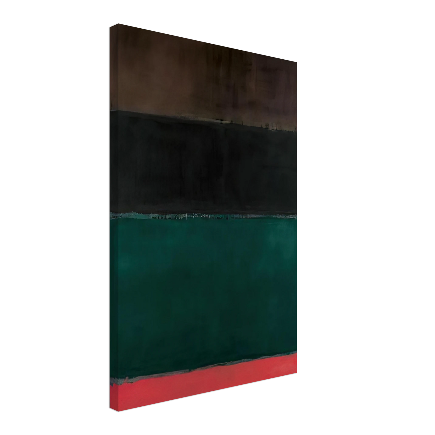 Mark Rothko - Untitled Red-Brown, Black, Green, Red - 1962 Canvas - 40x60 cm / 16x24 inches-canvas