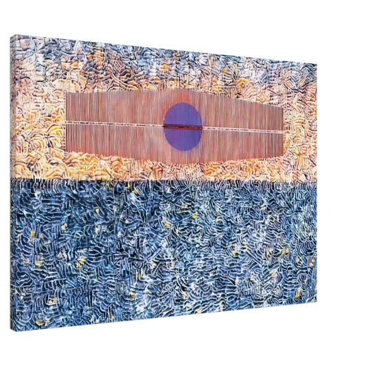 Jimmy Ernst - Silent Protest - 1976 Canvas - 20x30 cm / 8x12 inches-canvas