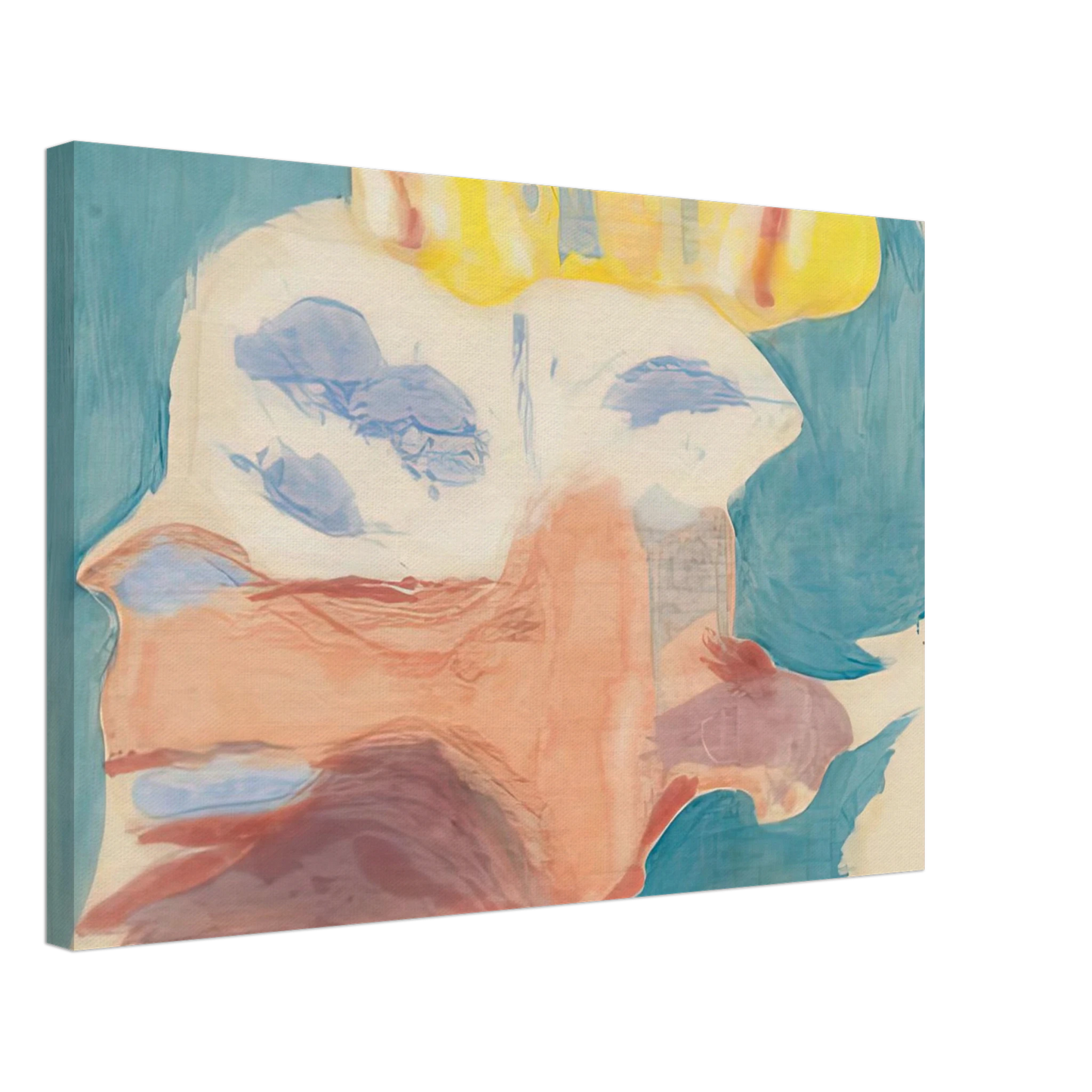 Helen Frankenthaler - Sea Goddess, 1963- Canvas - 70x100 cm / 28x40 inches-canvas