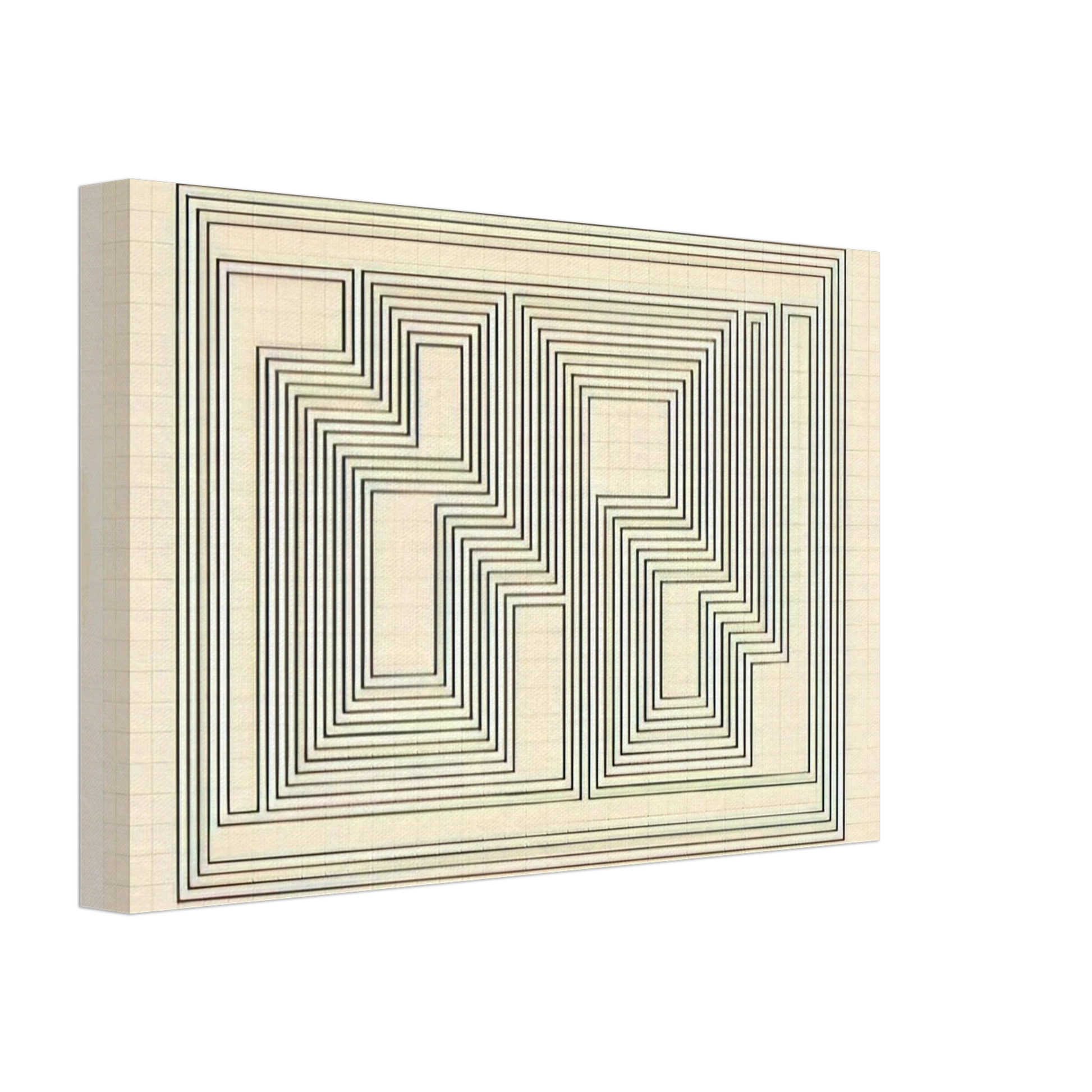 Josef Albers - GRAPHIC TECTONIC 1941 Canvas - 70x100 cm / 28x40 inches-canvas