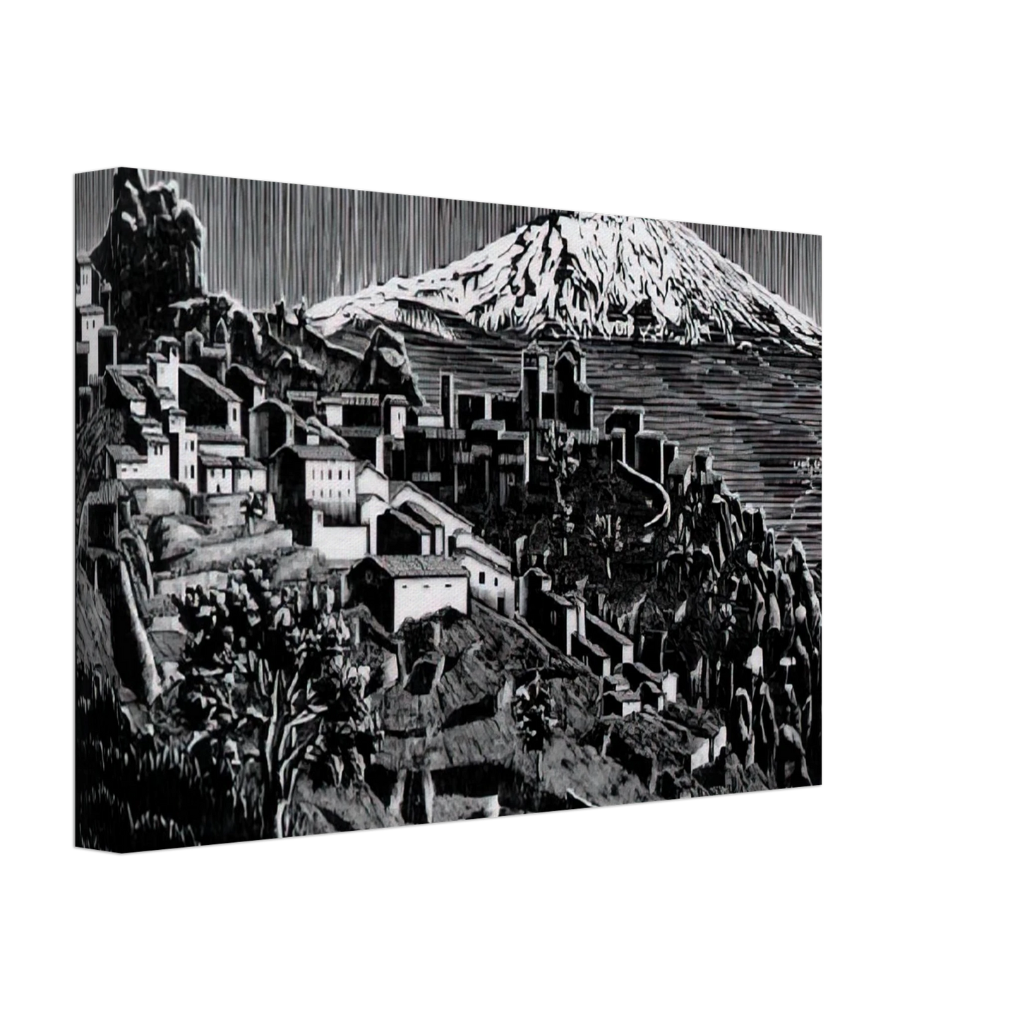 MC Escher - ESCHER (17) Canvas - 40x60 cm / 16x24 inches-canvas