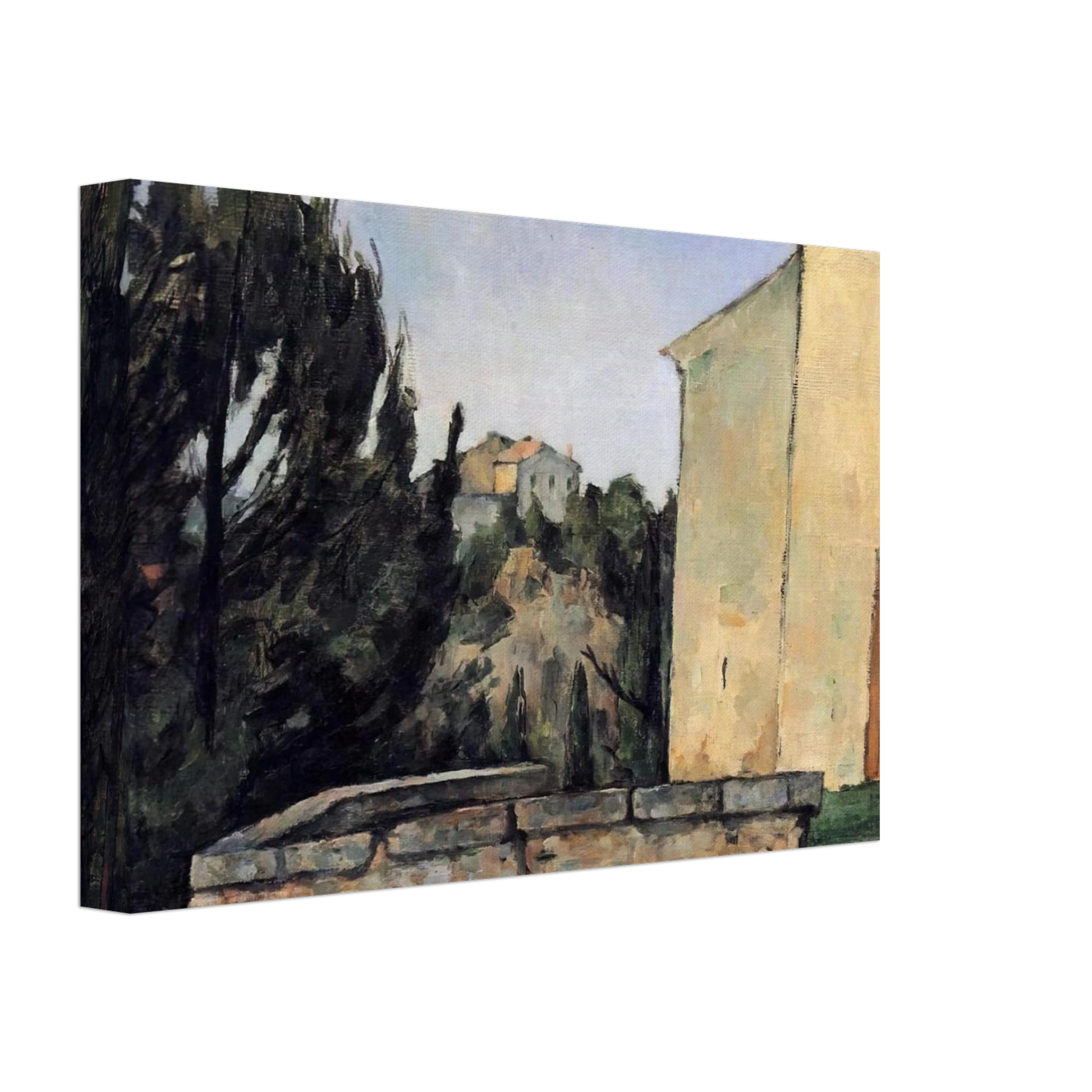 Paul Cezanne - The Abandoned House Canvas - 40x60 cm / 16x24 inches-canvas