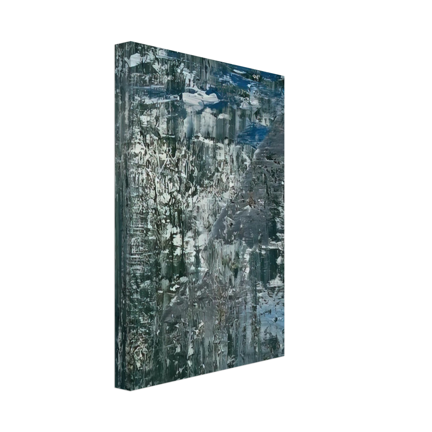 Gerhard Richter - ICE 4 Canvas - 40x60 cm / 16x24 inches-canvas