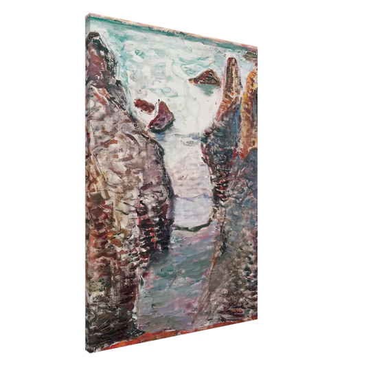 Henri Matisse - CIFFS BELLE ILE 1897 Canvas - 20x30 cm / 8x12 inches-canvas