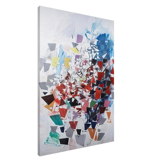 Robert Goodnough - Soaring I - 1994 Canvas - 20x30 cm / 8x12 inches-canvas