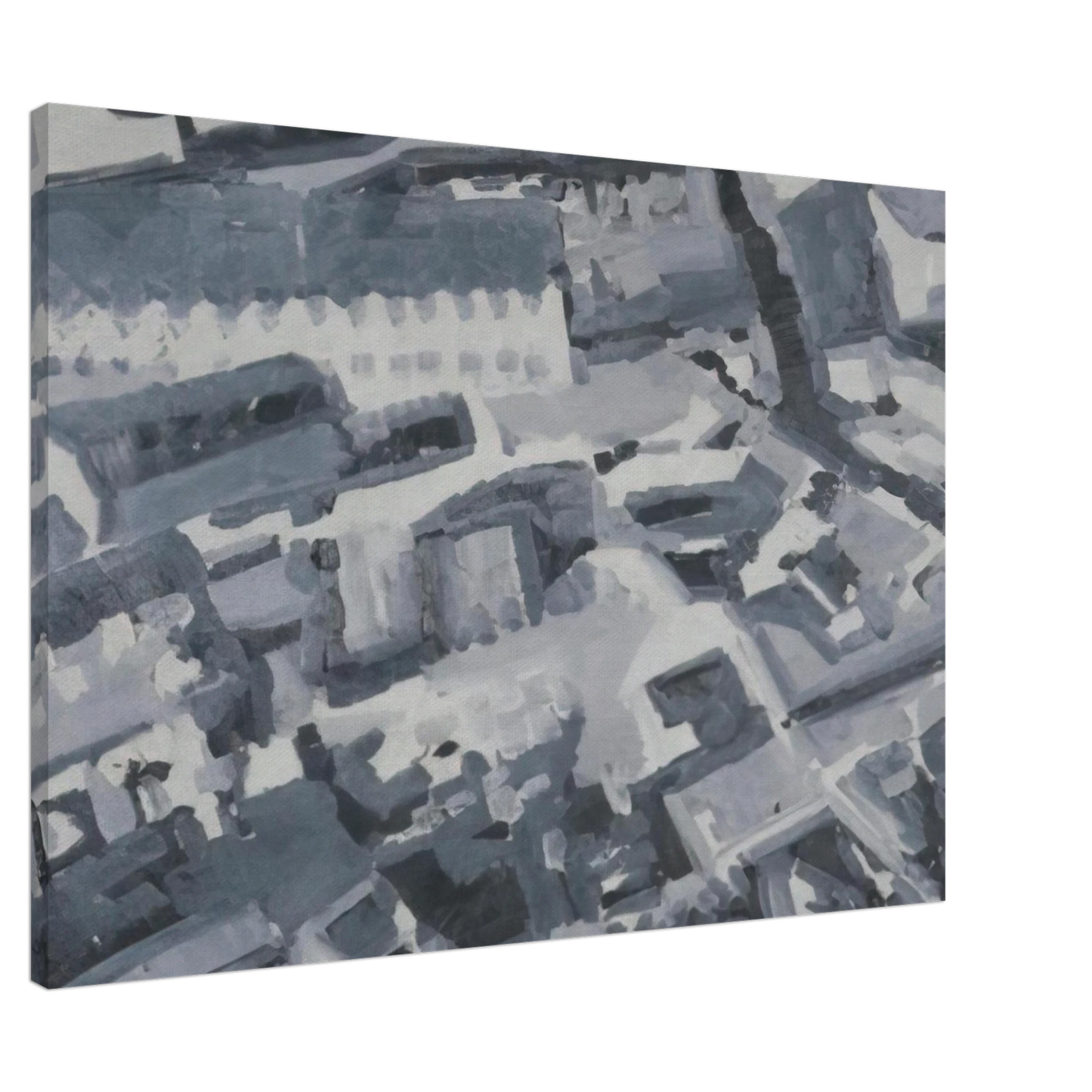 Gerhard Richter - TOWNSCAPE M3 1968 Canvas - 20x30 cm / 8x12 inches-canvas