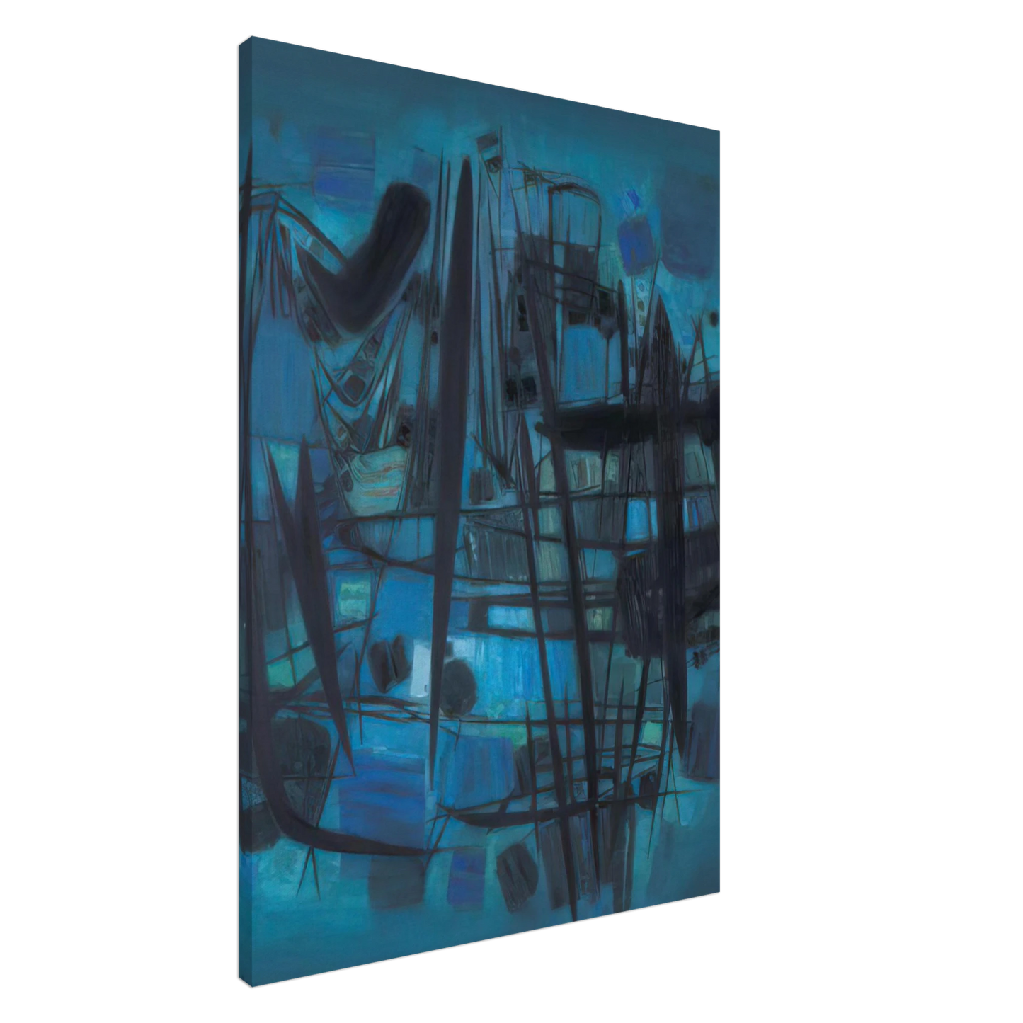 Chu teh Chun - MILLE VIES SE CACHENT DANS LE BOIS Canvas - 20x30 cm / 8x12 inches-canvas