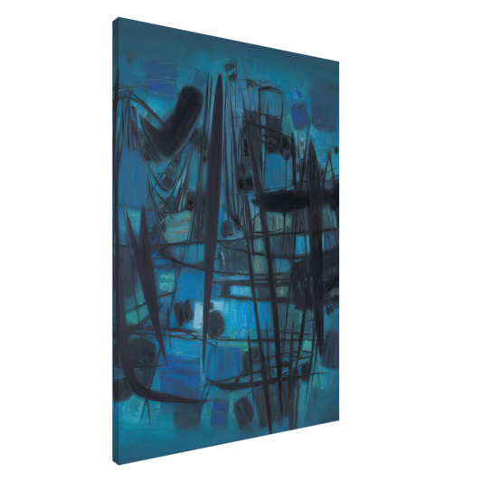 Chu teh Chun - MILLE VIES SE CACHENT DANS LE BOIS Canvas - 20x30 cm / 8x12 inches-canvas