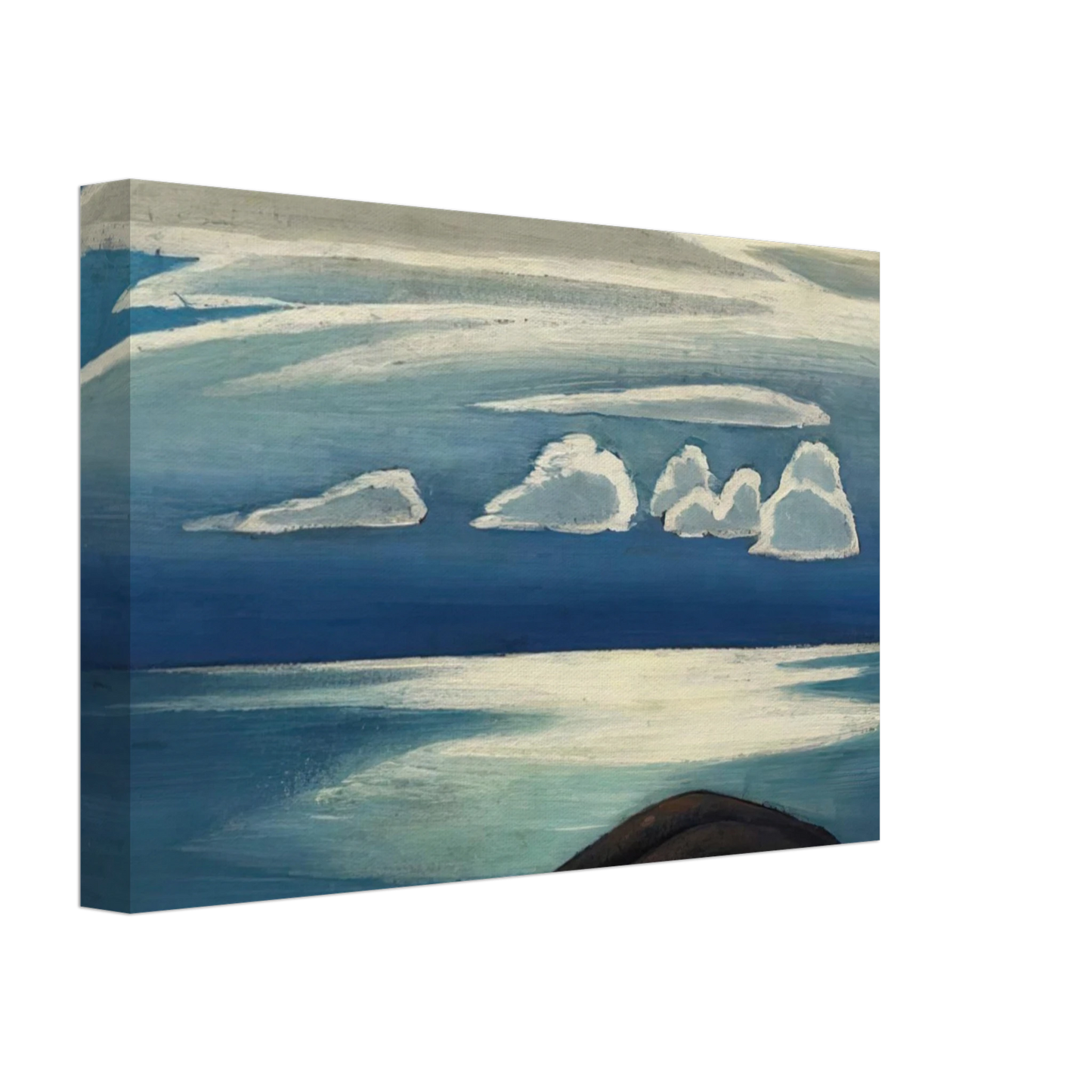 Lawren Harris - Lake Superior - 1928 Canvas - 40x60 cm / 16x24 inches-canvas