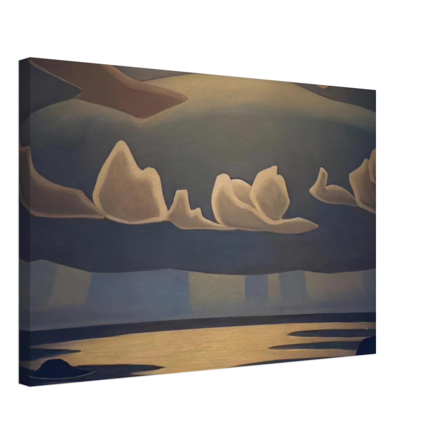 Lawren Harris - From the North Shore, Lake Superior - 1927 Canvas - 40x60 cm / 16x24 inches-canvas