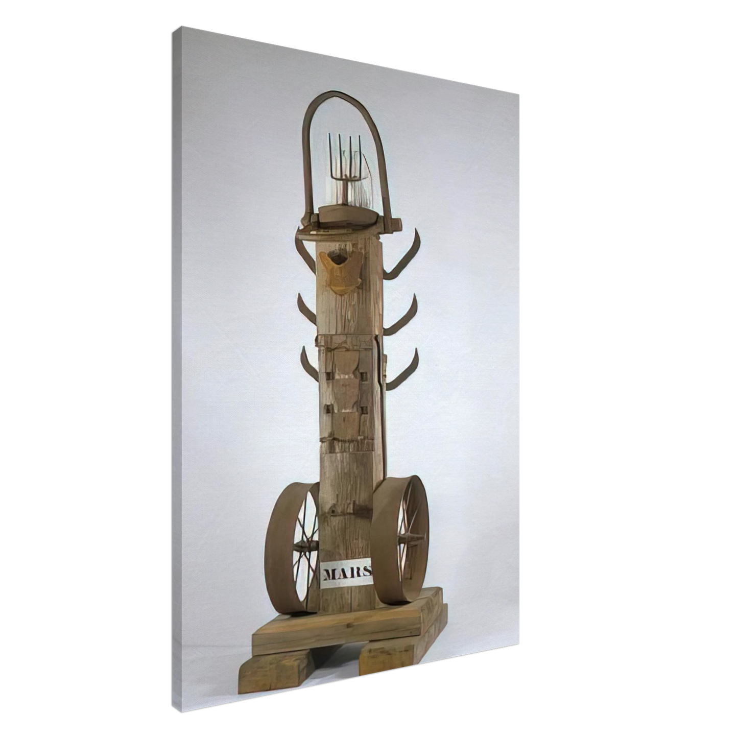 Robert Indiana - Mars Canvas - 20x30 cm / 8x12 inches-canvas